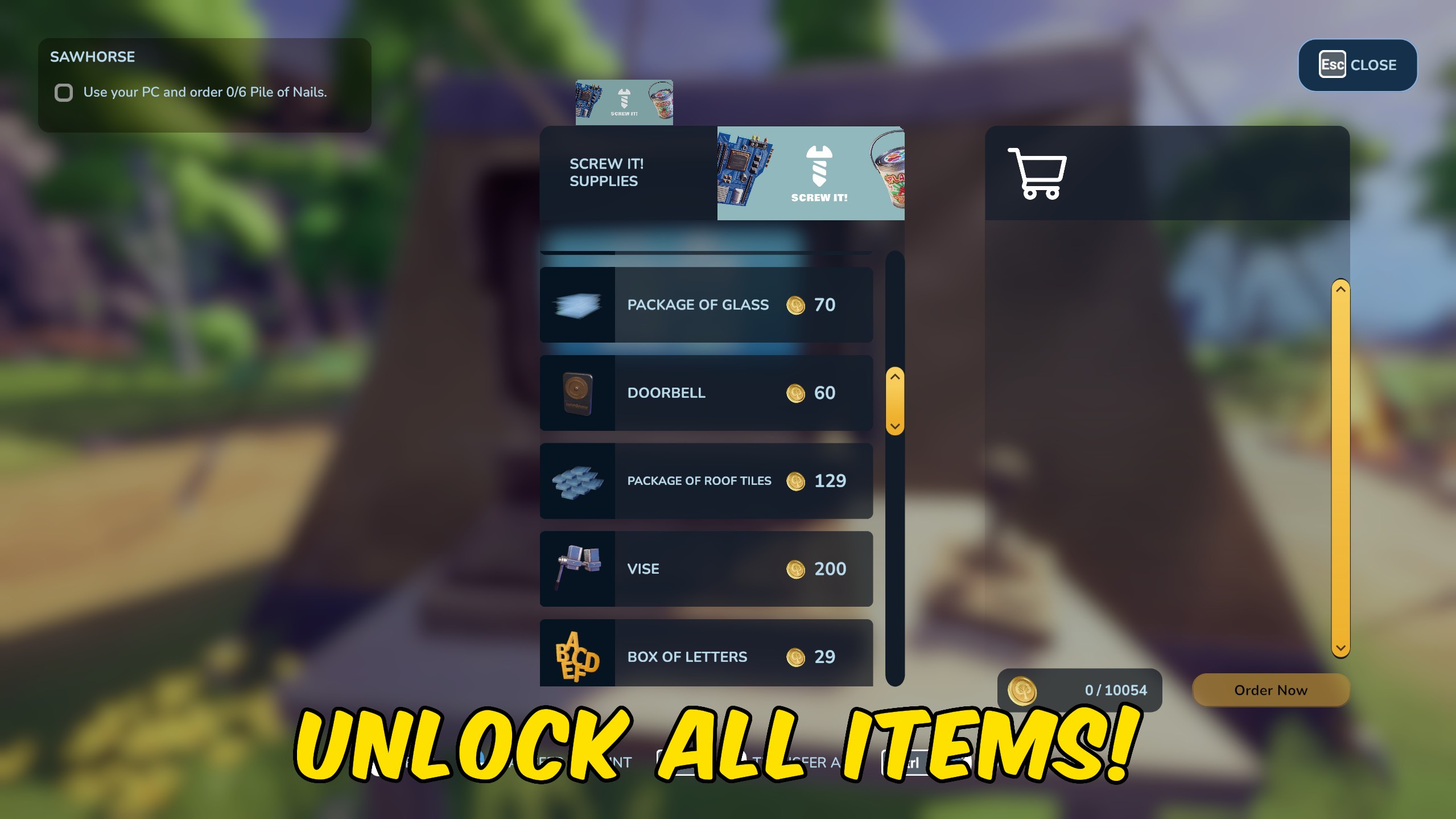 Recipe & Shop Unlocker